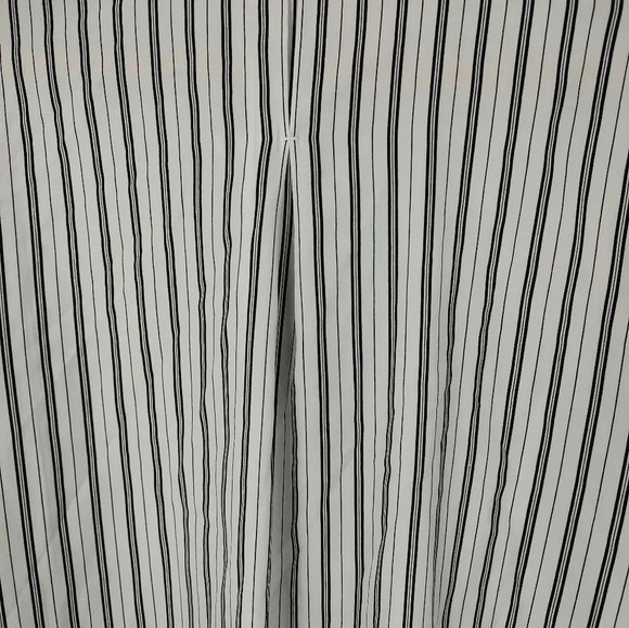 Zac & Rachel White Striped Button Down Shirt Sz L Excellent Condition - Picture 12 of 14